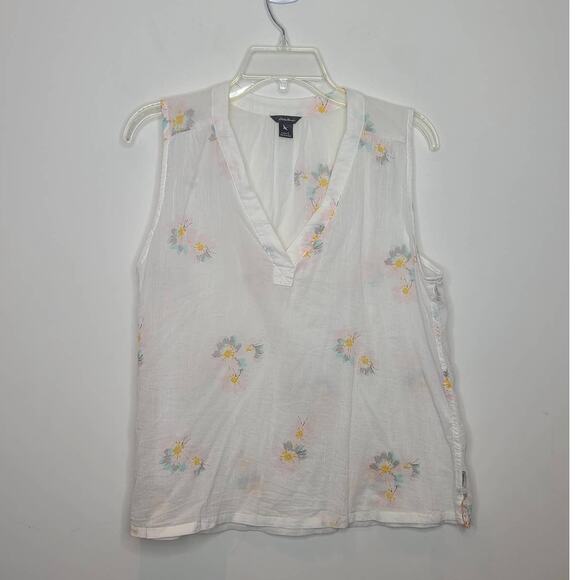 Eddie Bauer gauzy cotton blouse - large - Picture 1 of 4